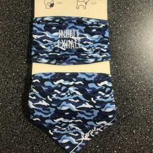 Brand New ED Ellen Degeneres Protective Face Mask & Dog Bandana 3 Sizes Combo